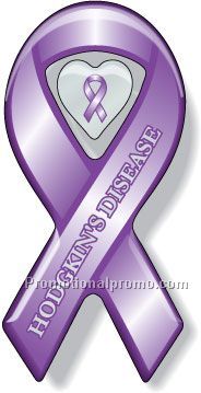 Matte Silver Domed Ribbon Decal / with heart pop-out