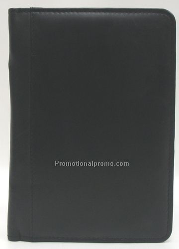 MediumFile Folder / includes Letter Sized Note pad : 5x8 inches / Lambskin Napa / Black
