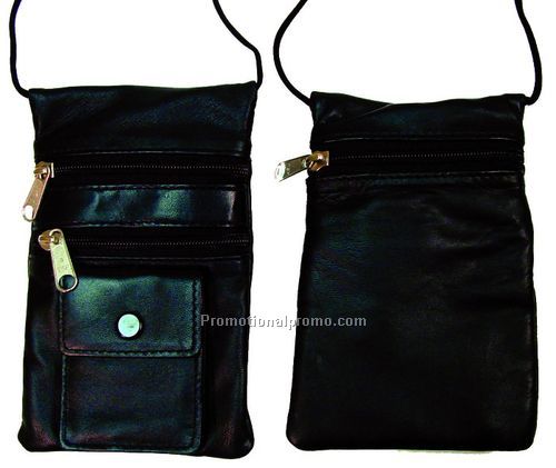 Mini Bag / 3 zippers / Change Pouch / Napa / Black