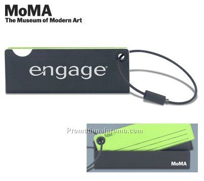 MoMA Acrylic Luggage Tag GREEN