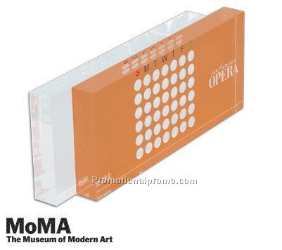 MoMA Acrylic Perpetual Calendar ORANGE