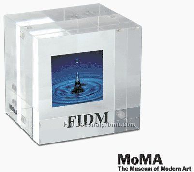 MoMA Double-Sided Photo Cube/Paperweight