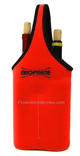 Neoprene Bottle Sleeve - Double/RED