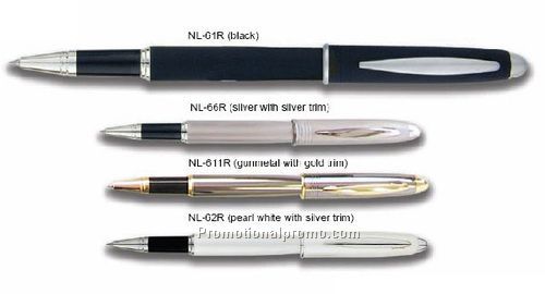 Nogales Roller Pen - Pearl White/Silver Trim
