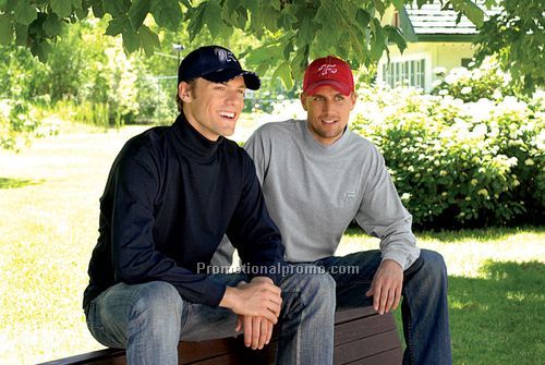 RINGSPUN COMBED COTTON JERSEY MOCKNECK & TURTLENECK