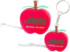 Red apple key holder tape measure 3/1 m
