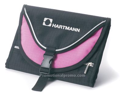 Retro Cosmetic Bag - Pink/Printed