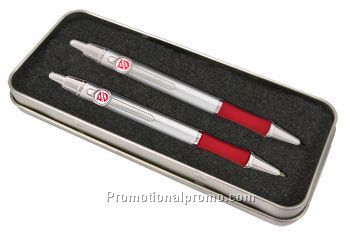 Rubber Gripped Pen & Pencil