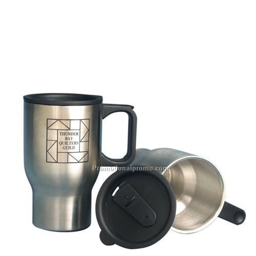 S/S Travel Mug Plastic Lined 14oz/455ml