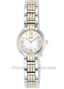 SILHOUETTE - Ladies' Eco-Drive Bracelet Mother-Of-Pearl Dial - Two Tone