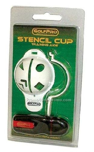 STENCIL CUP W/MARKER PEN