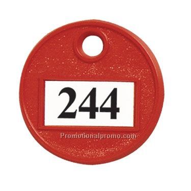 Self Number Tags - Unimprinted 1 1/2