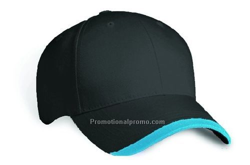 Semi-Low Fit, Premium Cotton Twill, Contrasting Wave Sandwich Peak