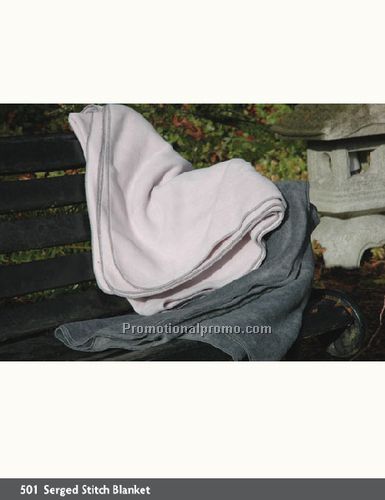 Serged Stitch Blanket