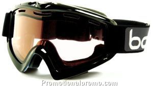 Ski Goggle, X9 OTG - Shiny Black Frame with Modulator Verm Lens