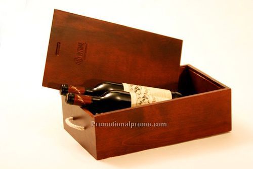 Slider-Top Wine Box 2 Bottles
