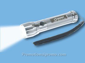 Smoked aluminum flashlight