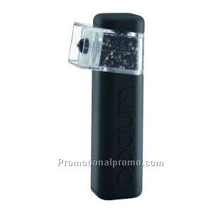 Square Turntable Pepper Grinder - Black