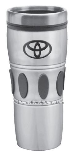 Stainless Steel Travel Tumbler with plastic liner- 16 oz