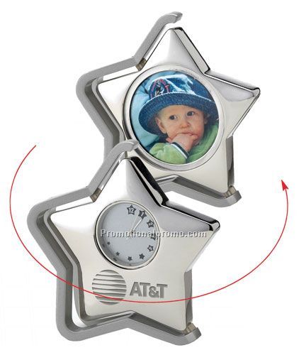 Star Series Revolving Clock /Picture Frame