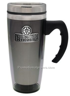 Steel City Commuter Travel Mugs - 18 oz. Smoke