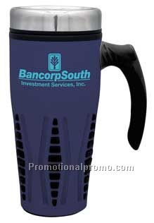 Steel City Victory Travel Mug - 16 oz. Blue