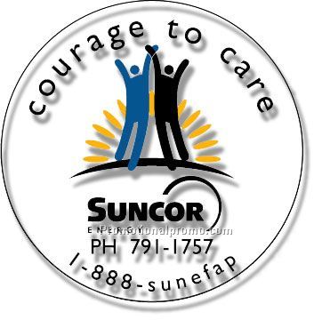 Stock Shape Clear Matte Polypro Roll Labels - Circle