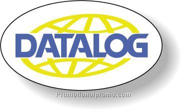 Stock Shape White Matte Polyolefin Roll Labels - Oval