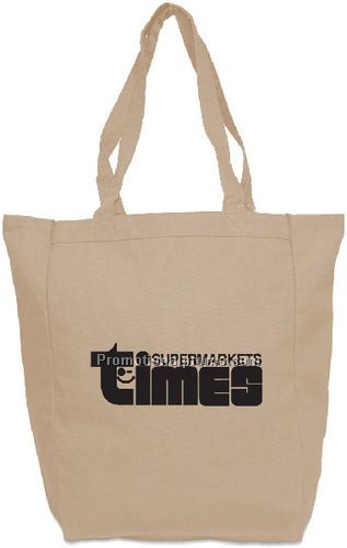 Cotton Canvas Tote - Natural