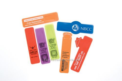 TRANSLUCENT PLASTIC BOOKMARK