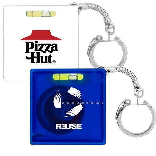 Tape Measure w/ Level Key Chain
