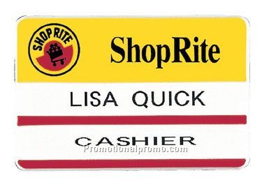 Tape Slot Badge - 2 3/4