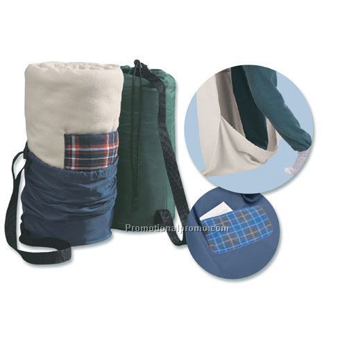 The Aberdeen Plaid/ Fleece Lounge Throw