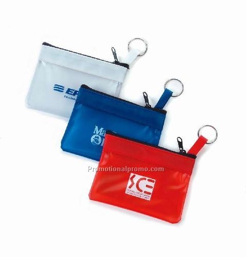 Translucent Coin & Key Zipper