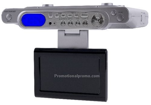 Under-the-Counter 7 Inch LCD TV with Built in Radio