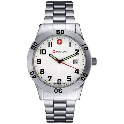Wenger Swiss Mil Mens Grenadier Bracelet Watch