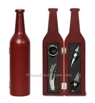 Wooden Bottle Gift Set