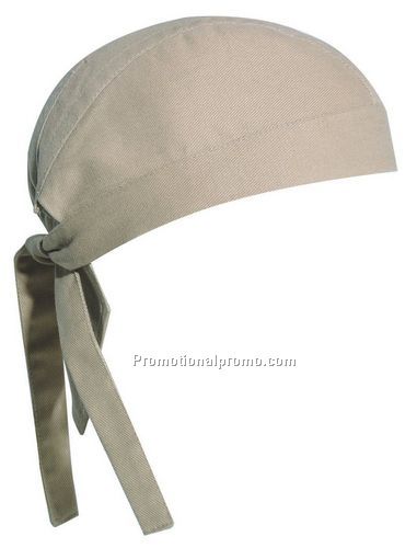 brushed cotton twill bandana/mesh lining