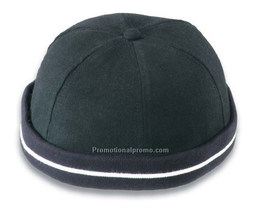 brushed cotton twill beanie