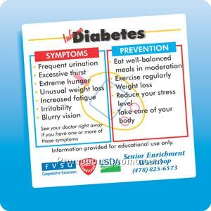 health & safety magnet - Diabetes