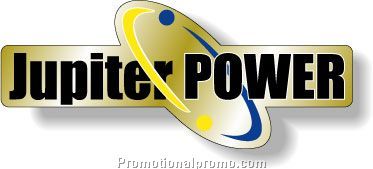 .002 Custom Shape Gold Gloss Polyester Decals