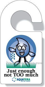 .015 White Vinyl Door Hangers