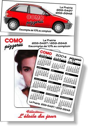 .020 Magnetic Photo Frame with rectangle Pop-out & Snap-a-way Card