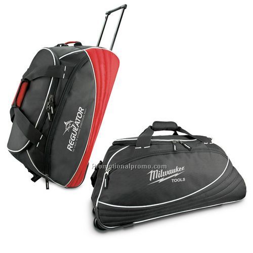 1000D Polyester wheeled duffel