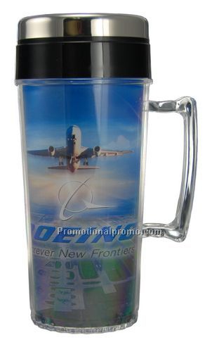 16 oz. Elite Inserts Mug - Stainless Steel Lid