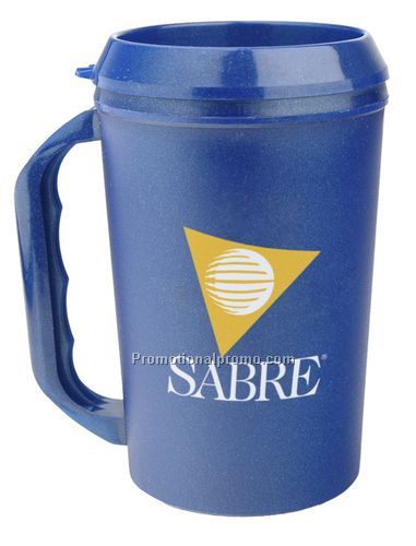 22 oz. Insulated Travel Mug - Drink Thru Lid