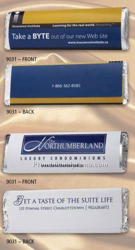 28g / 1 oz. Custom Wrapped Chocolate Bar