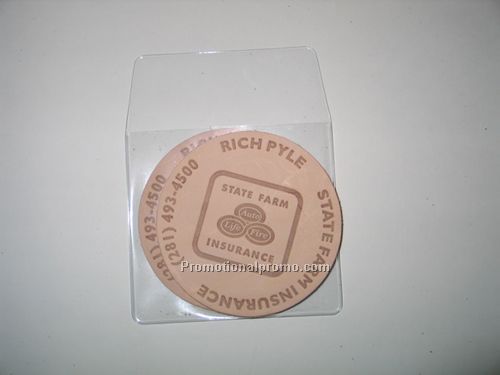 3 3/4 X 3 3/4 ROUND COASTER