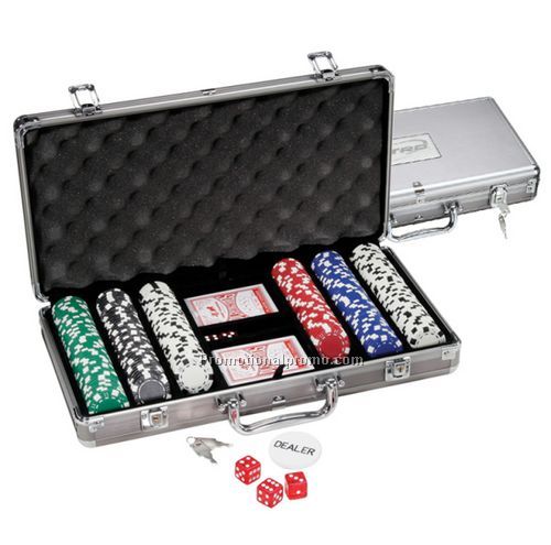 300 Piece Titanium Poker Set