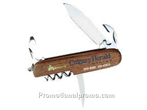 5 Function rosewood pocket knife